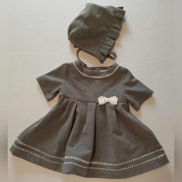Tahari dress 18 months gray color - Picture 1 of 3